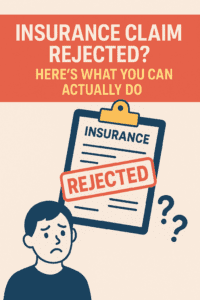Insurance Claim Rejected? Here’s What You Can Actually Do